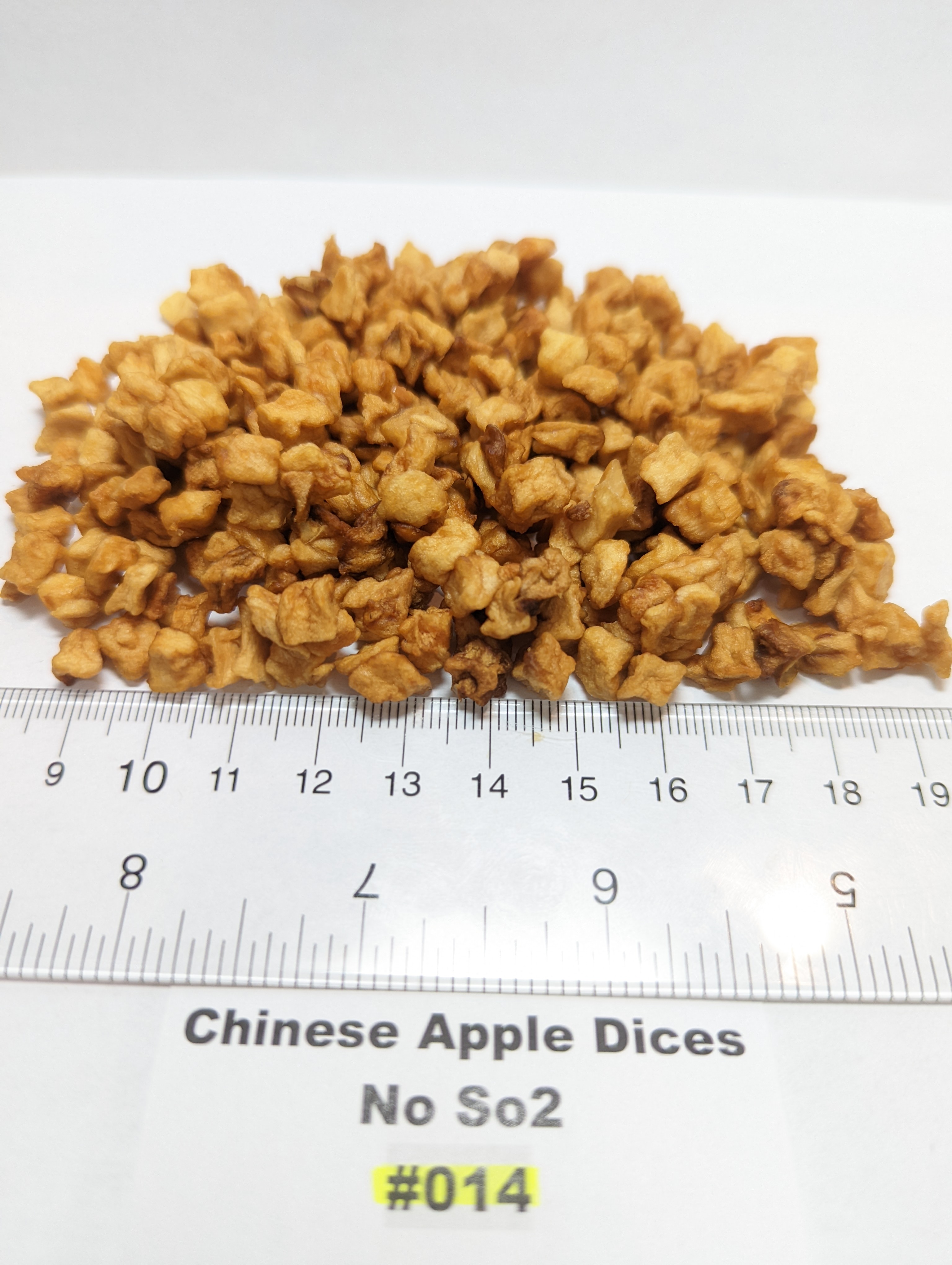 Chinese Apple Dices 3/8" No SO2 product image