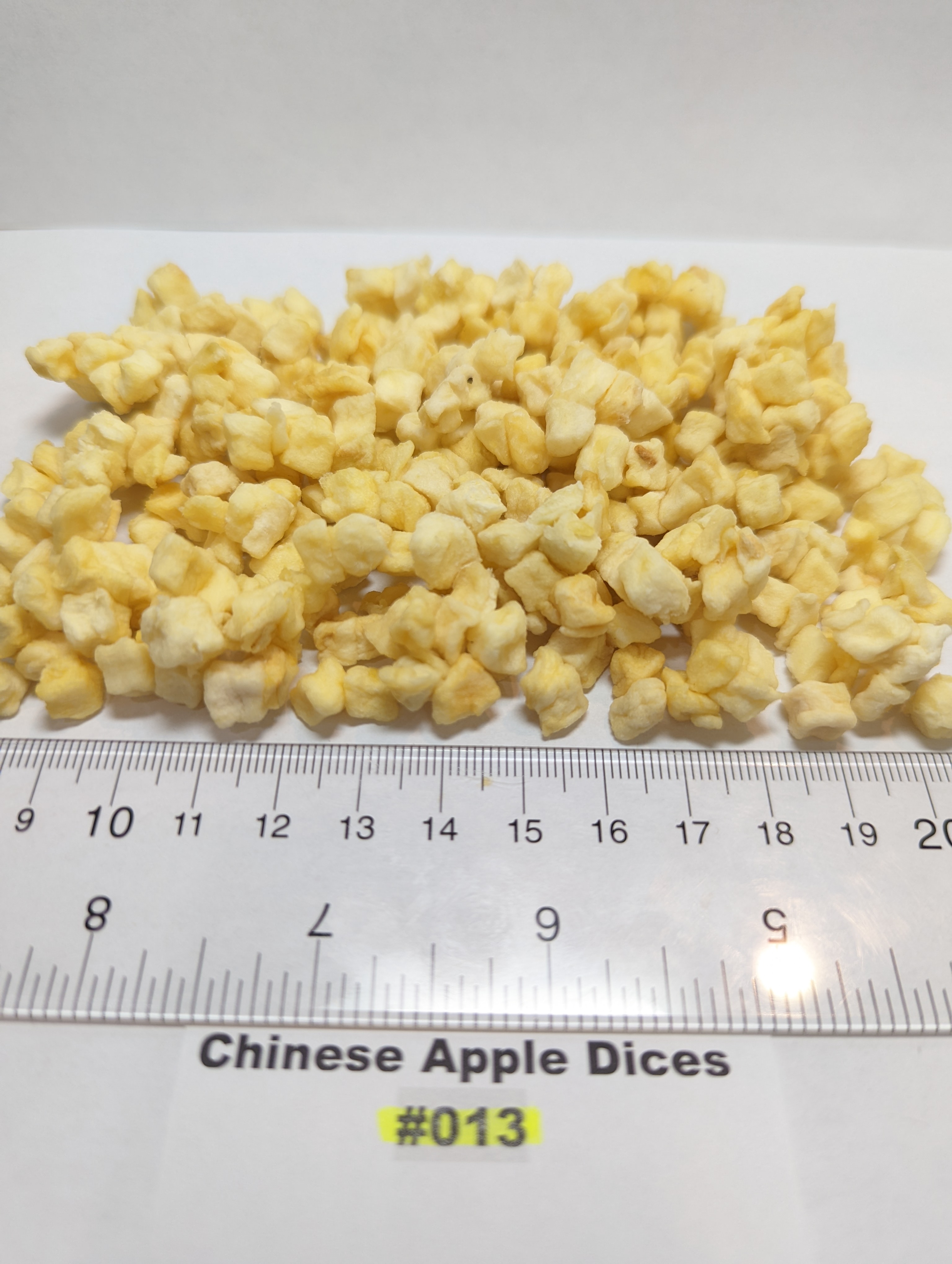 Chinese Apple Dices - Fuji 3/8" product image