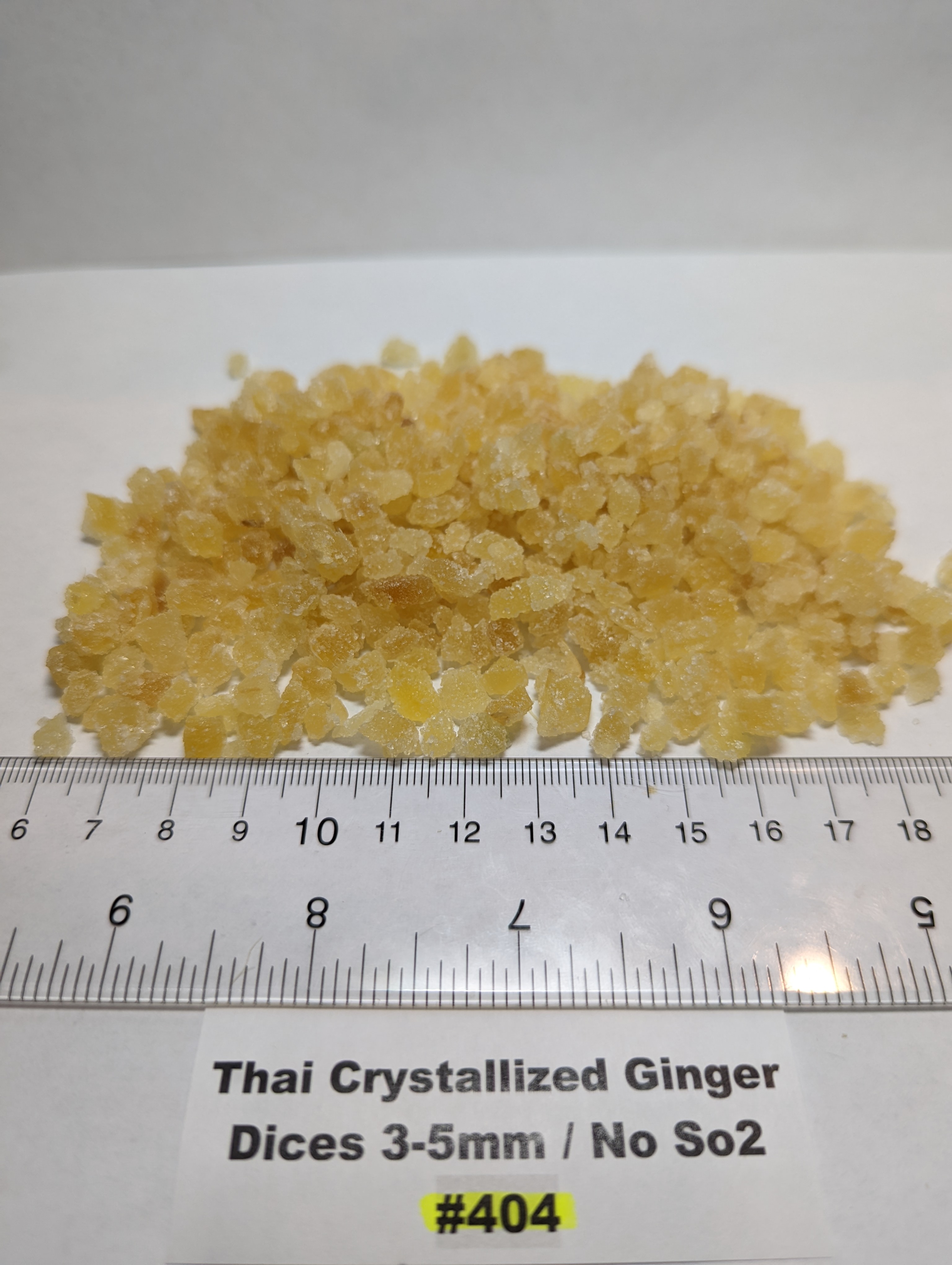 Thai Crystallized Ginger Dice, No SO2 product image