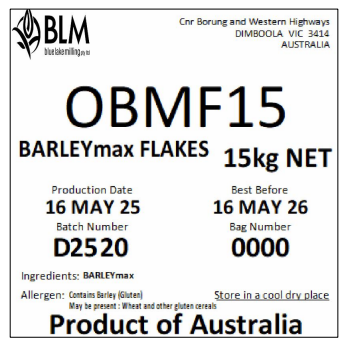 BARLEYMAX Flakes 15kg product image