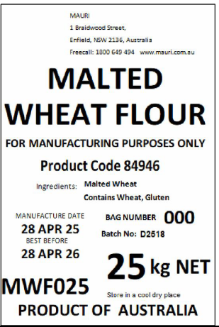 Malted Wheat flour product image