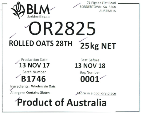ROLLED OATS product image