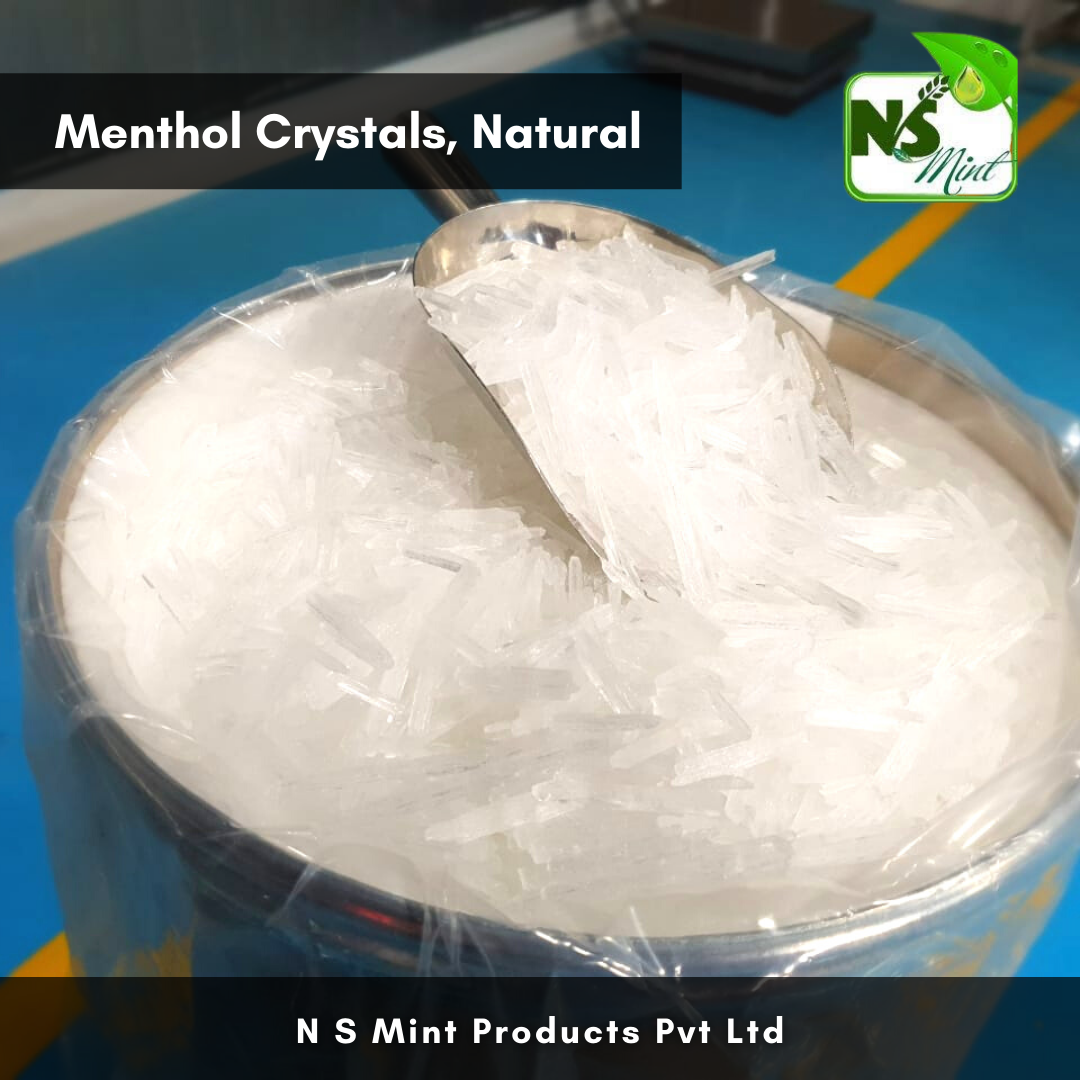 L-Menthol Crystals, Natural product image