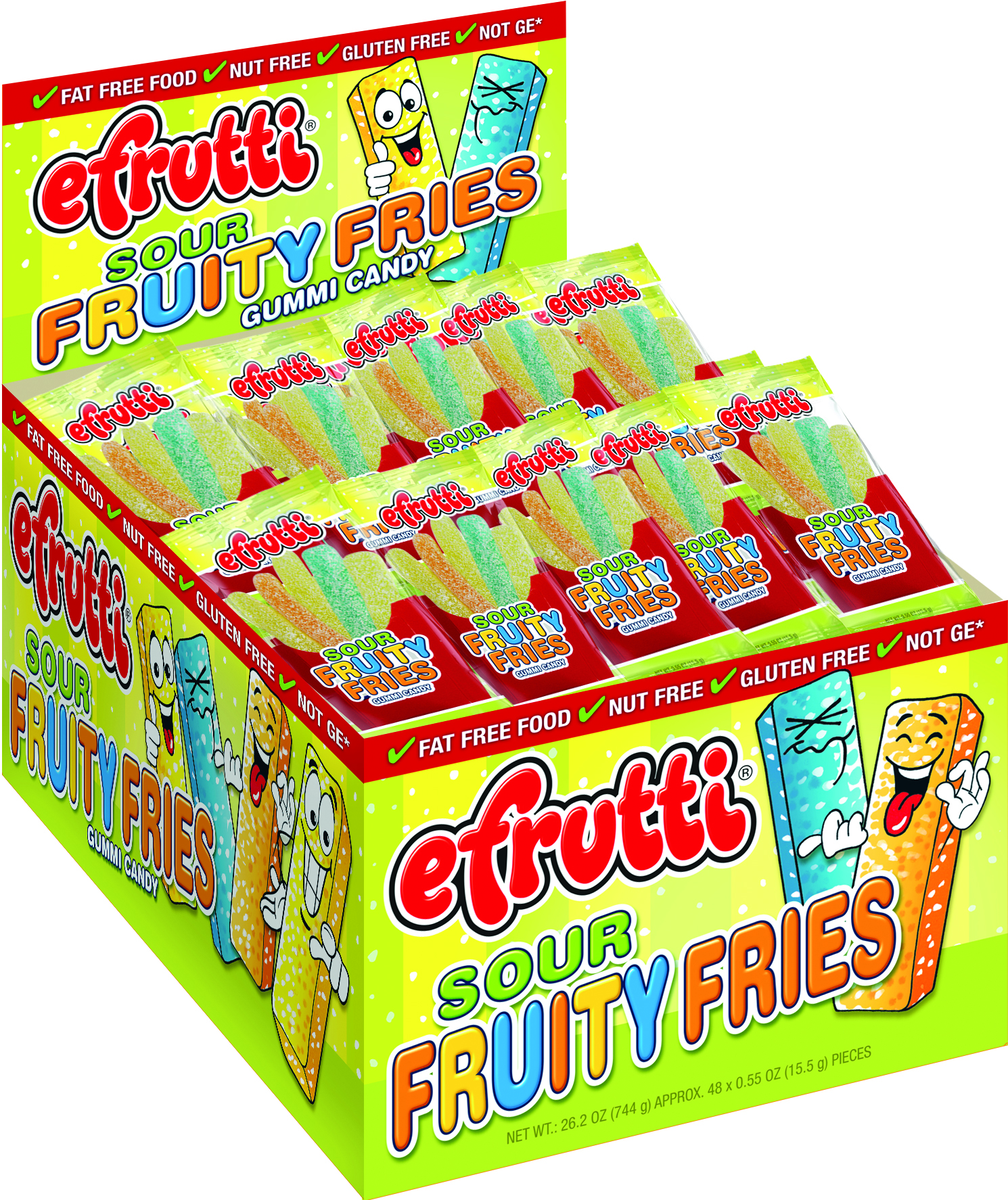 Sour Fruity Fries 8 ct DRC product image