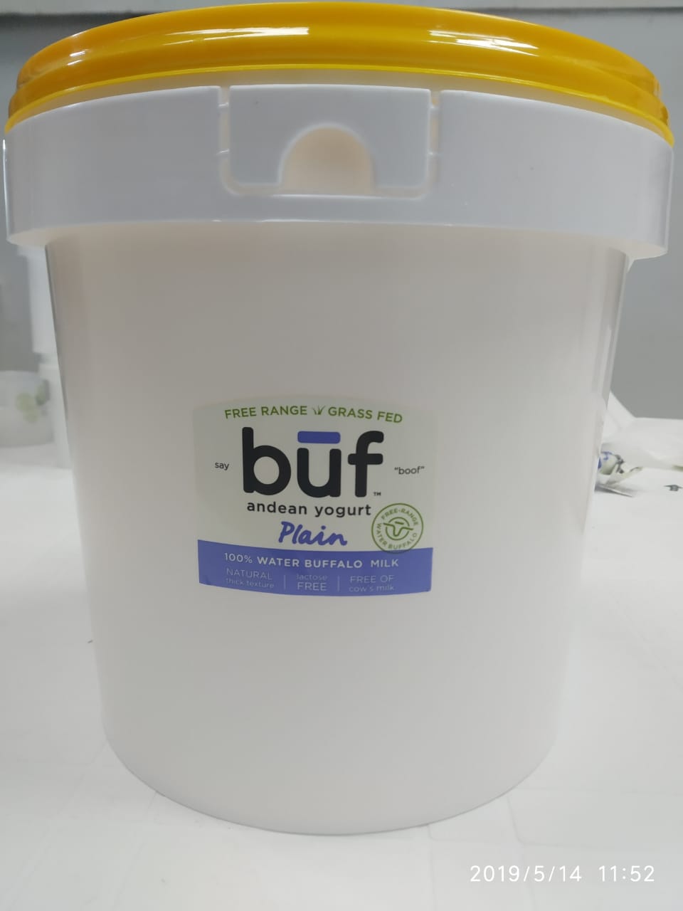 Food Service, Plain Water Bufala Yogurt-4L product image