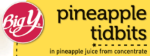 4/4oz Big Y Pineapple Tidbits in Pineapple Juice from Concentrate product image