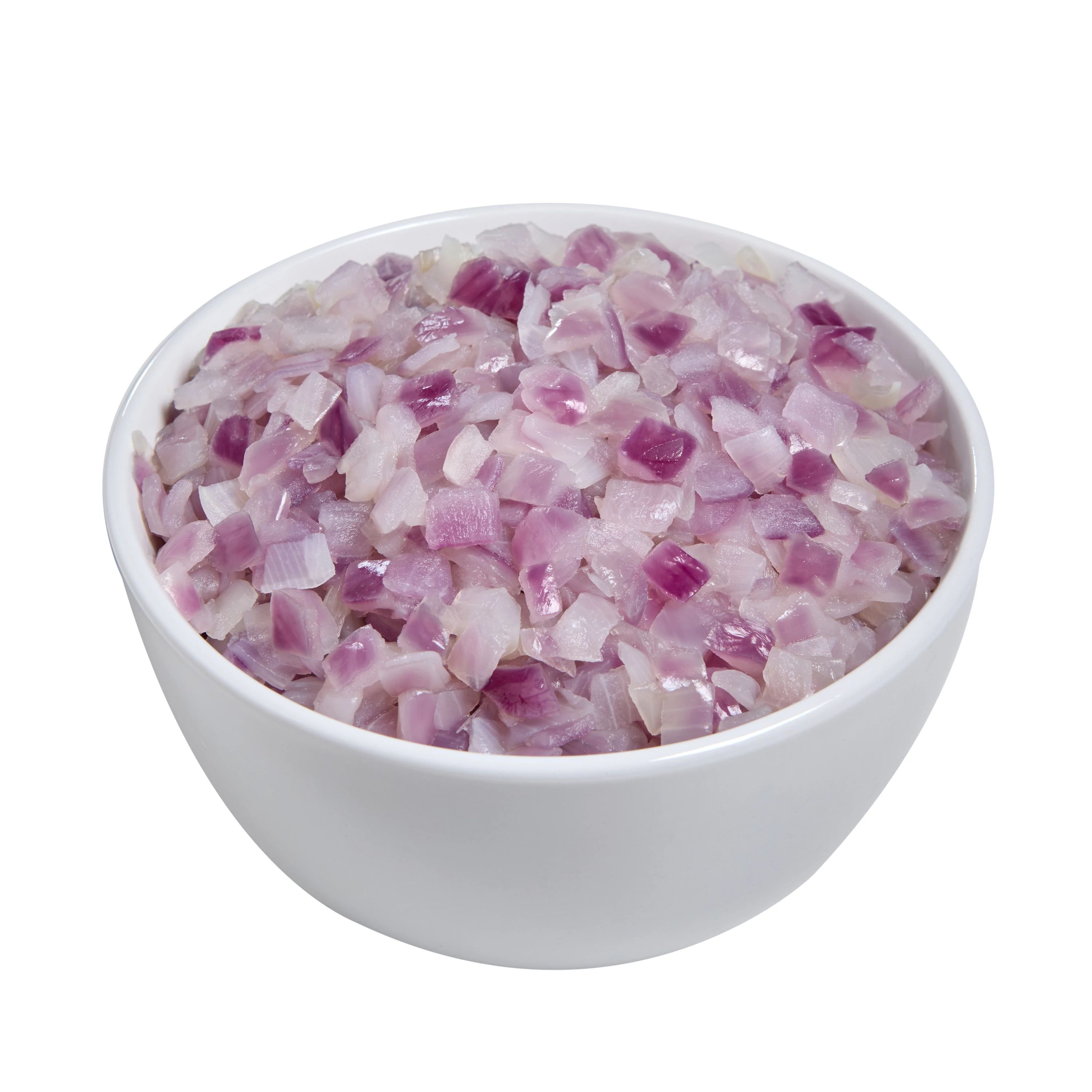 IQF RED Organic 3/8" Diced Onions product image