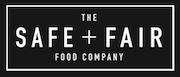The Safe + Fair Food Company logo