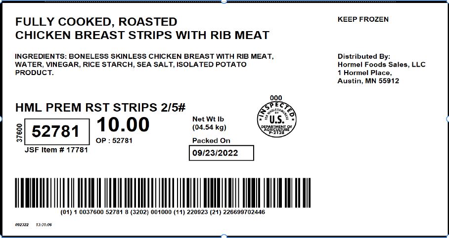 HML PREM RST STRIPS 2/5# product image