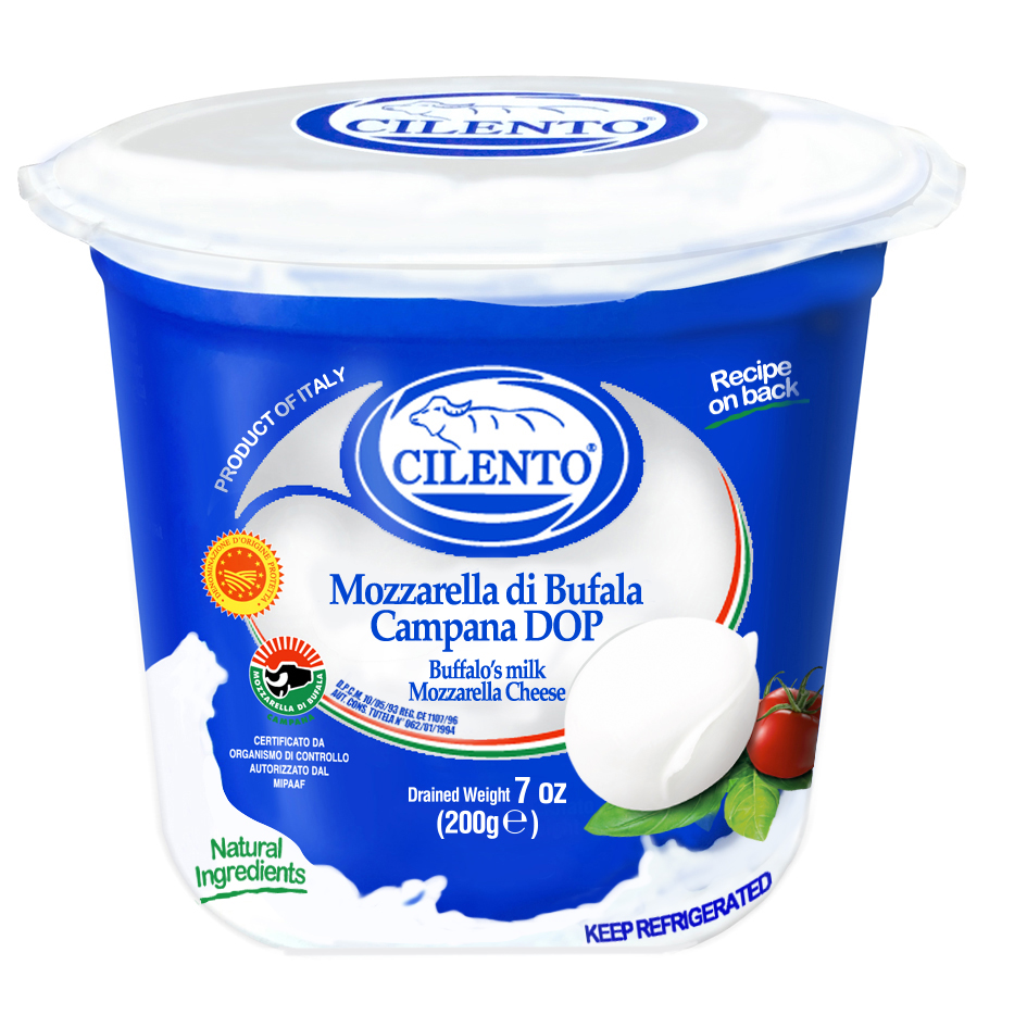 MOZZARELLA DI BUFALA CAMPANA DOP 200G TUB CILENTO USA product image