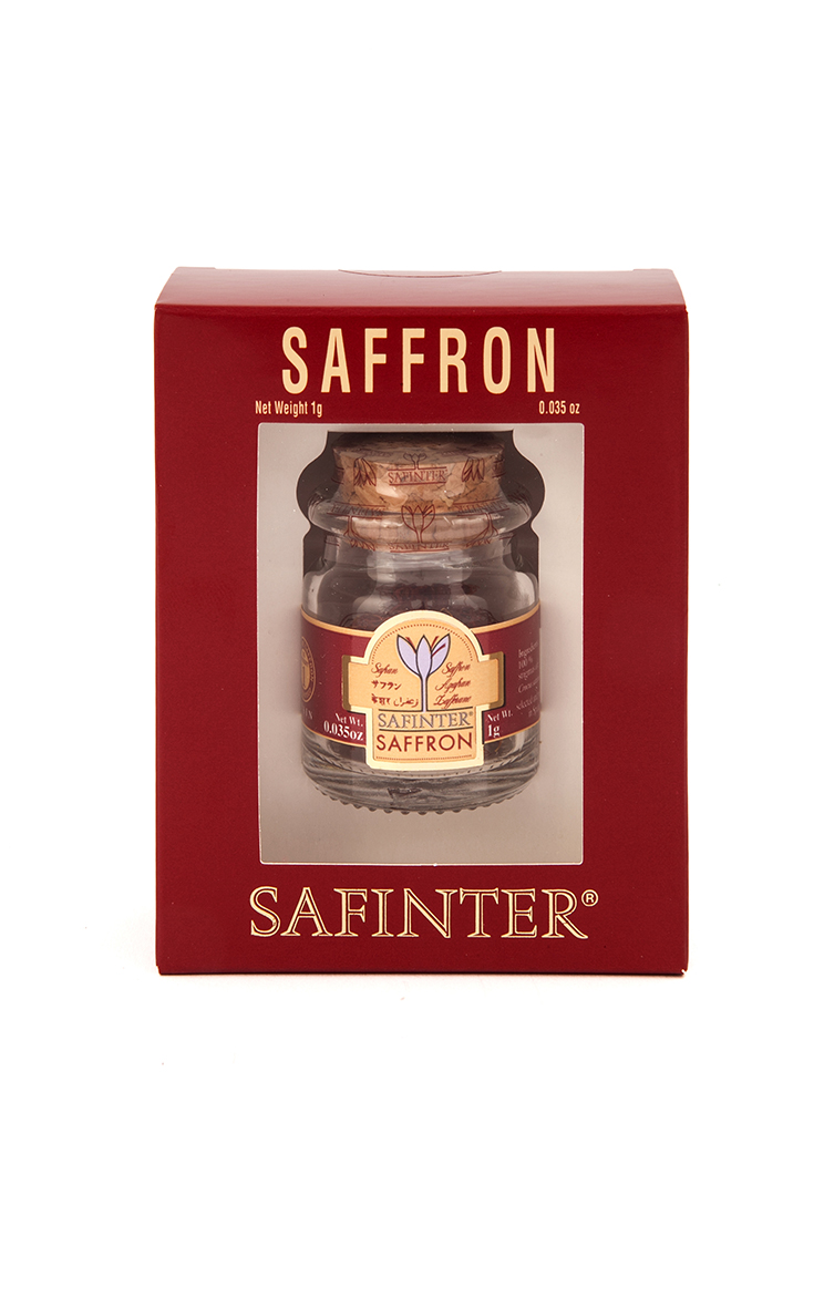 Safinter saffron filaments Glass Jar with Box product image