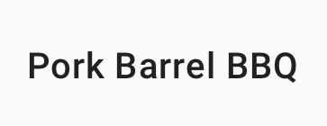 Pork Barrel BBQ LLC logo