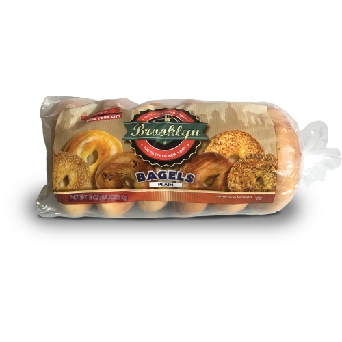 PLAIN 3 oz Bagels - 6ct product image