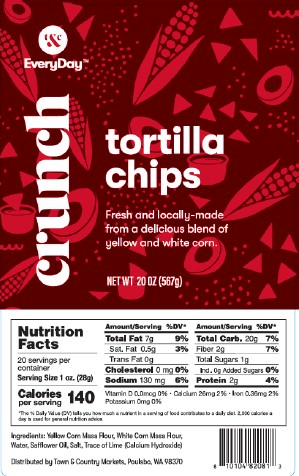 Town & Country Everyday Fried Yellow Triangle Chips product image