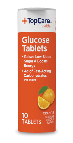 TRUEplus Glucose Tablets, 10ct, Orange product image