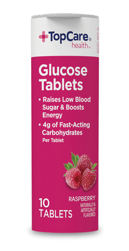 TRUEplus Glucose Tablets, 10ct, Raspberry product image