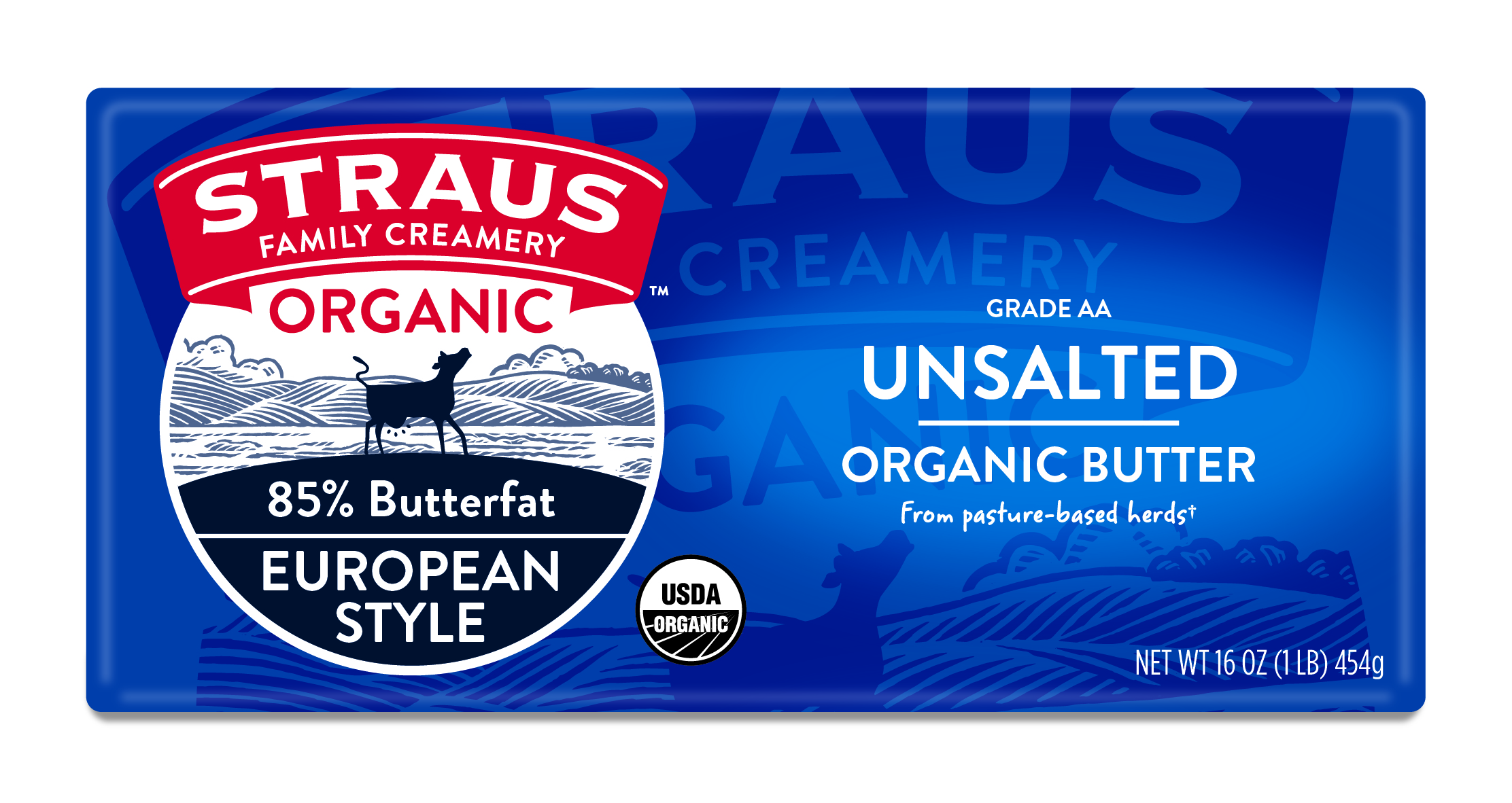 Organic European Style Sweet Cream Unsalted Butter, 20 Lb product image