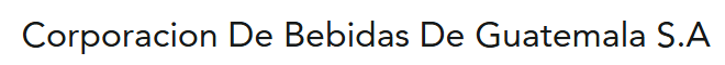 Corporación de Bebidas de Guatemala S.A. logo