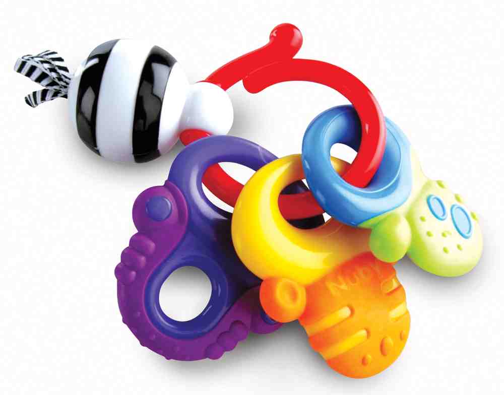 NUBY FUN KEYS TEETHER RING product image