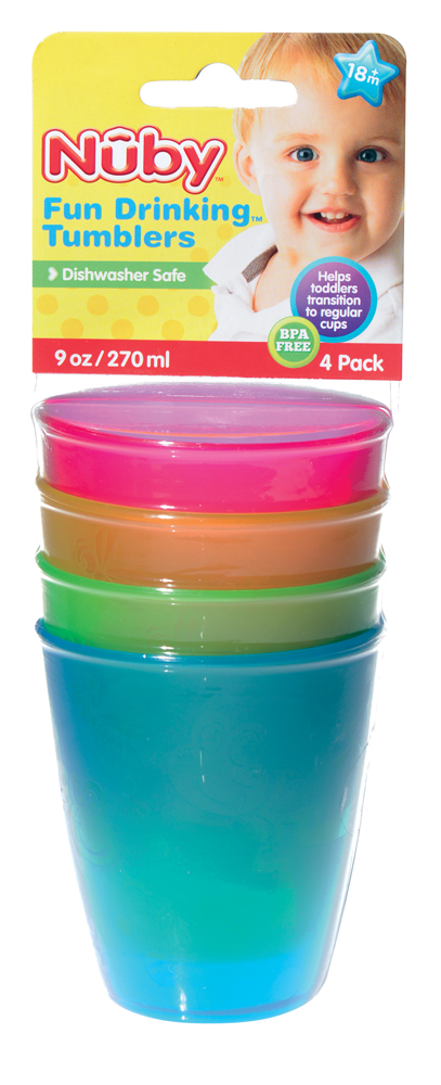 NUBY EMBOSSED CUPS, 4PK product image