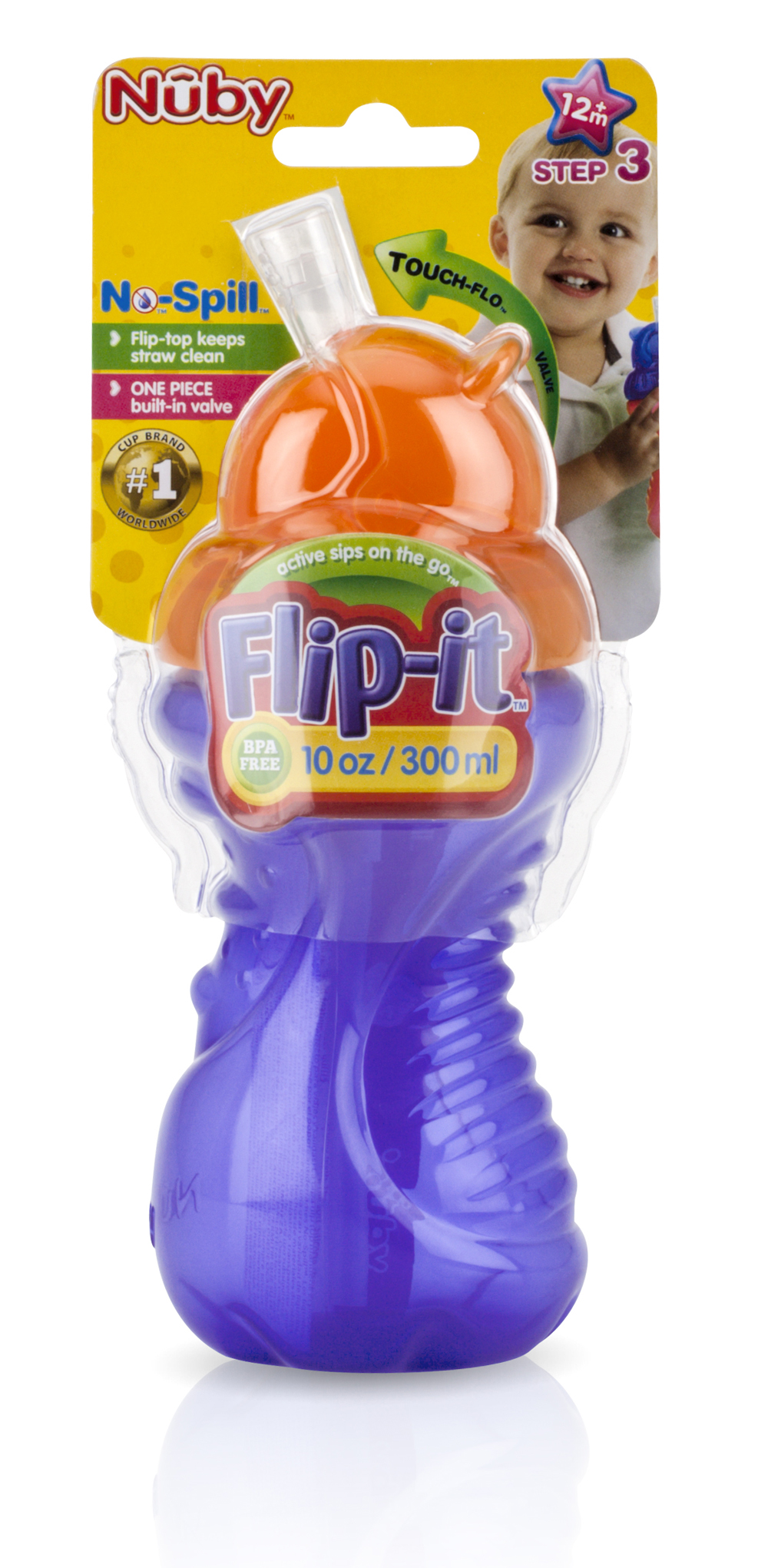 NUBY NO SPILL CUP W/STRAW product image