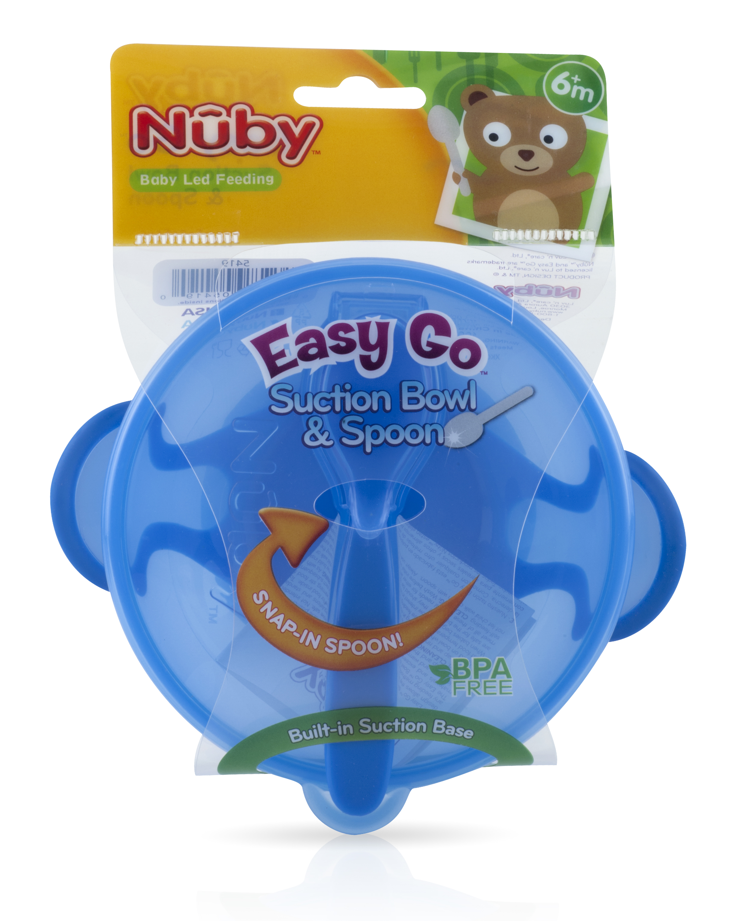 NUBY SUCTION BOWL W/SPOON & LID product image