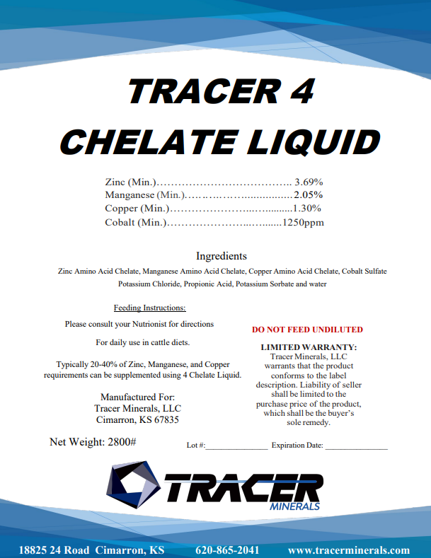 Tracer 4 Chelate Blend Liquid product image