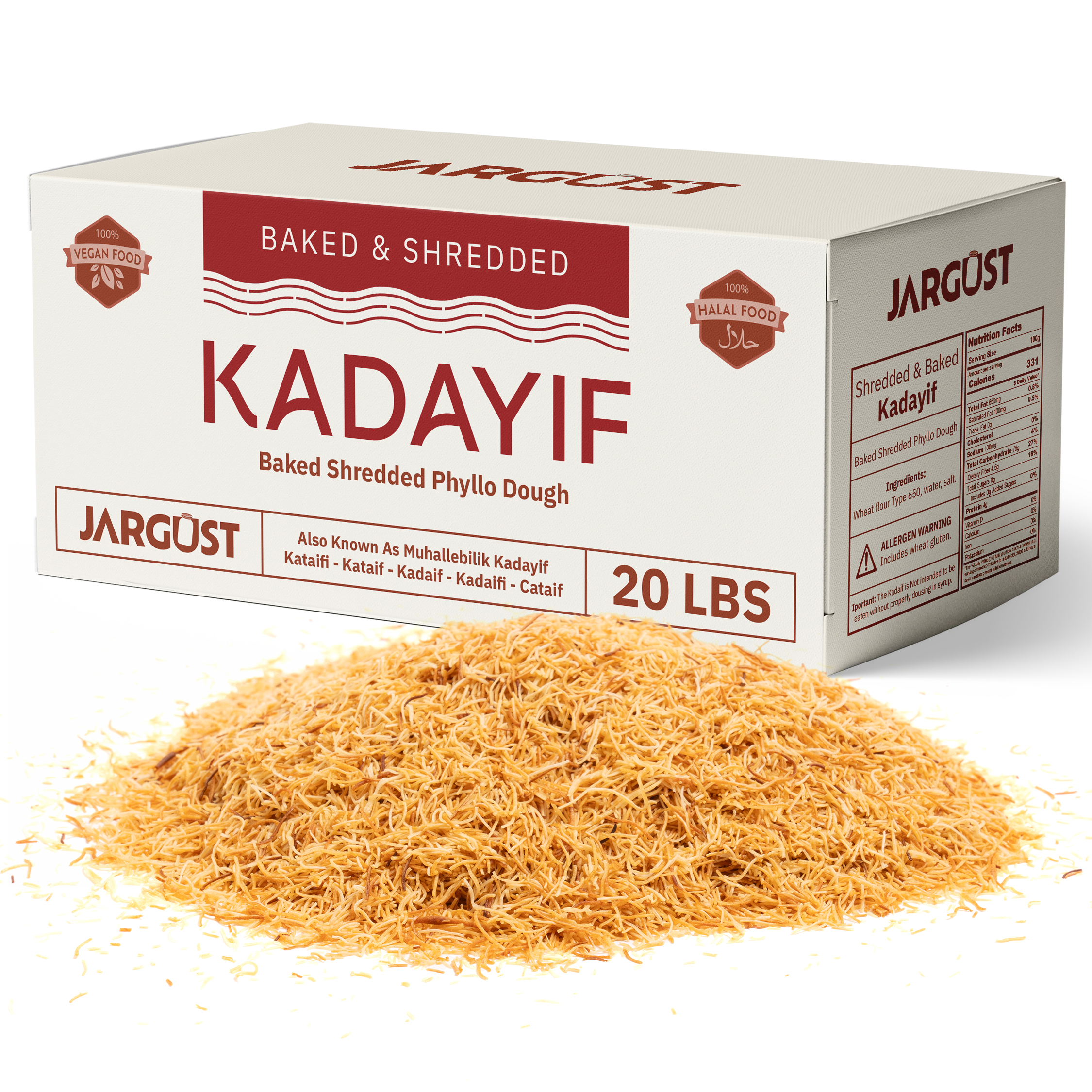 Baked & Shredded Kataifi 20 lb product image