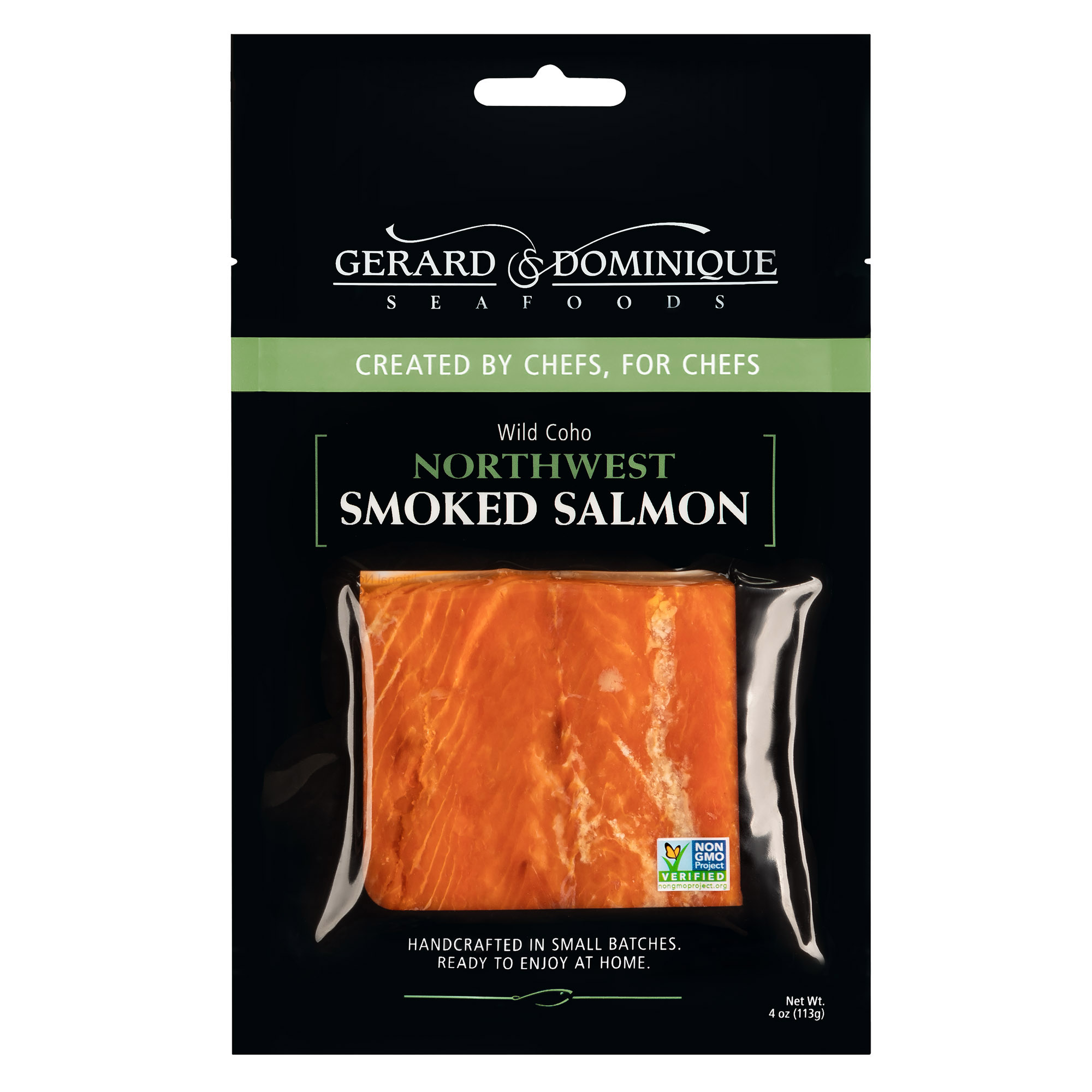 Traditional Wild Coho NW Style Smoked Salmon 4oz product image