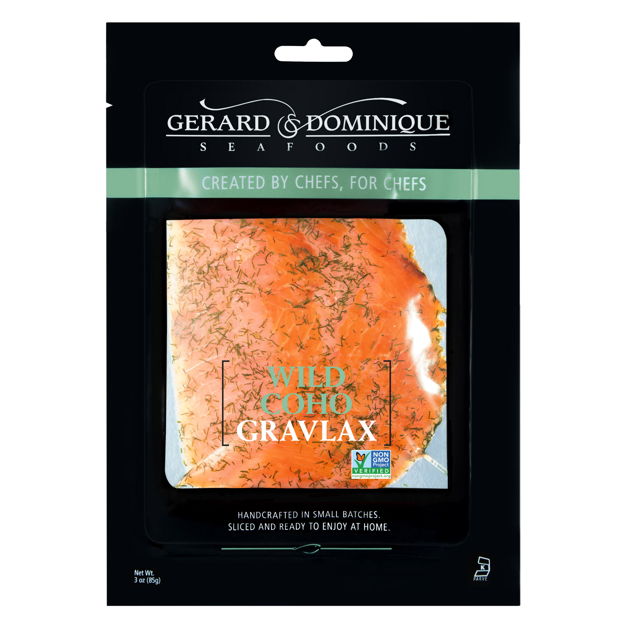 Wild Alaskan Coho Gravlax Salmon 3oz product image