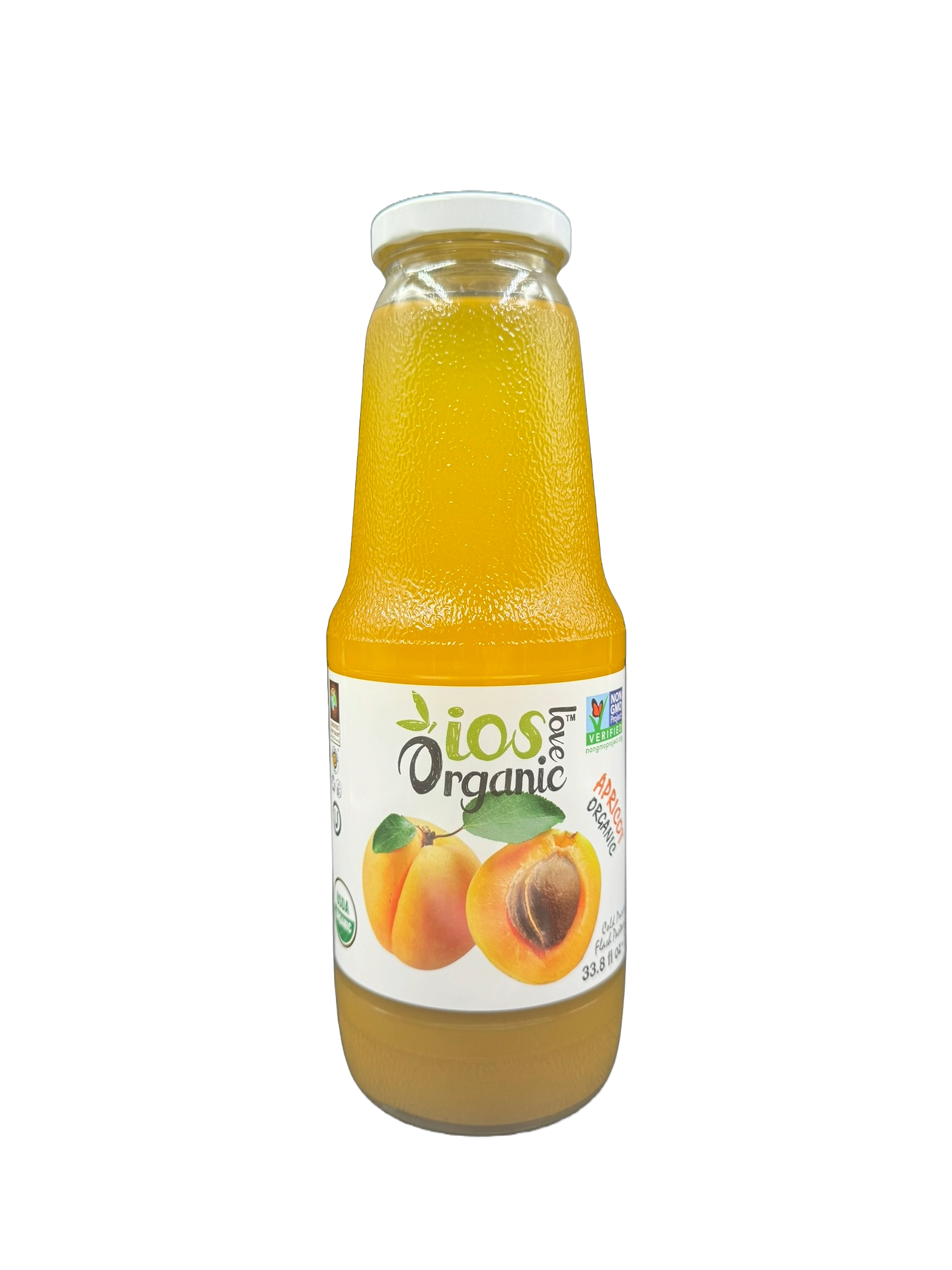 IOS APRICOT JUICE - ORGANIC 1LT [bx=6ea] product image