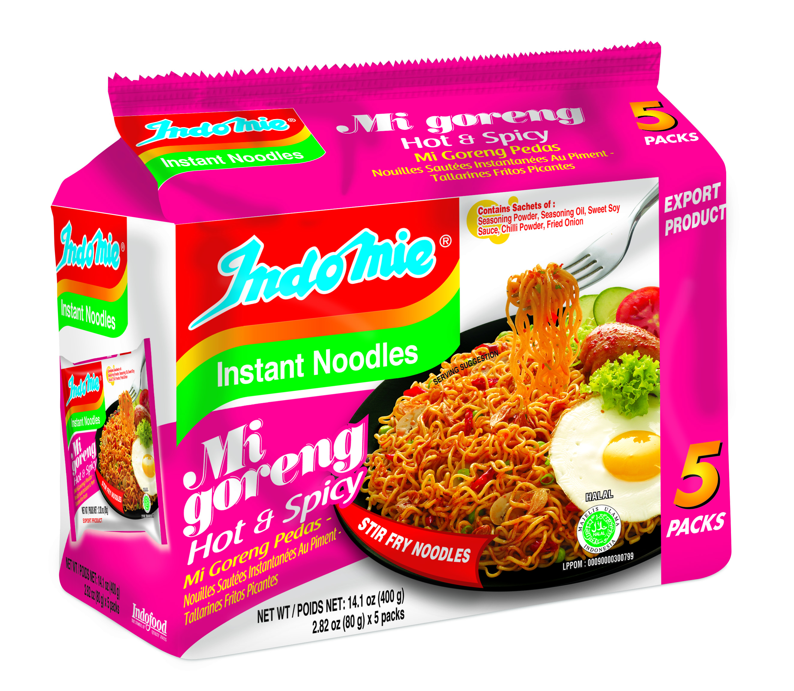 Indomie Hot Fried Noodles product image
