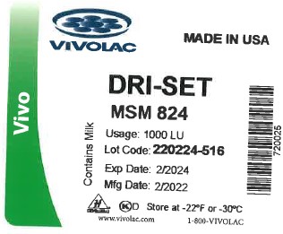 VIVOLAC DRI-SET VIVO MSM 824 (1000 LU) product image