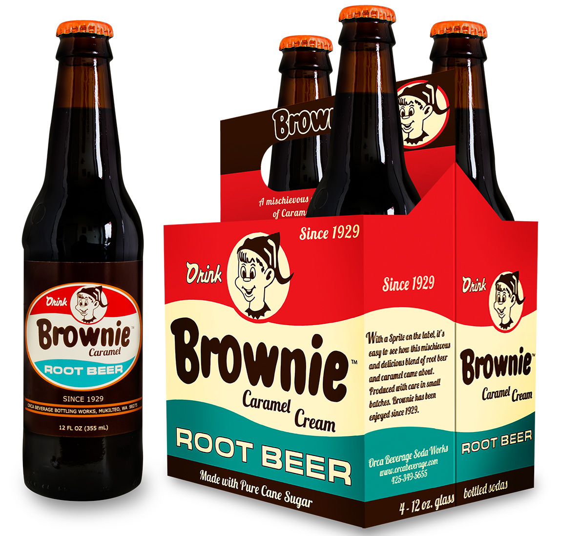 Brownie Caramel Root Beer 4 pack product image