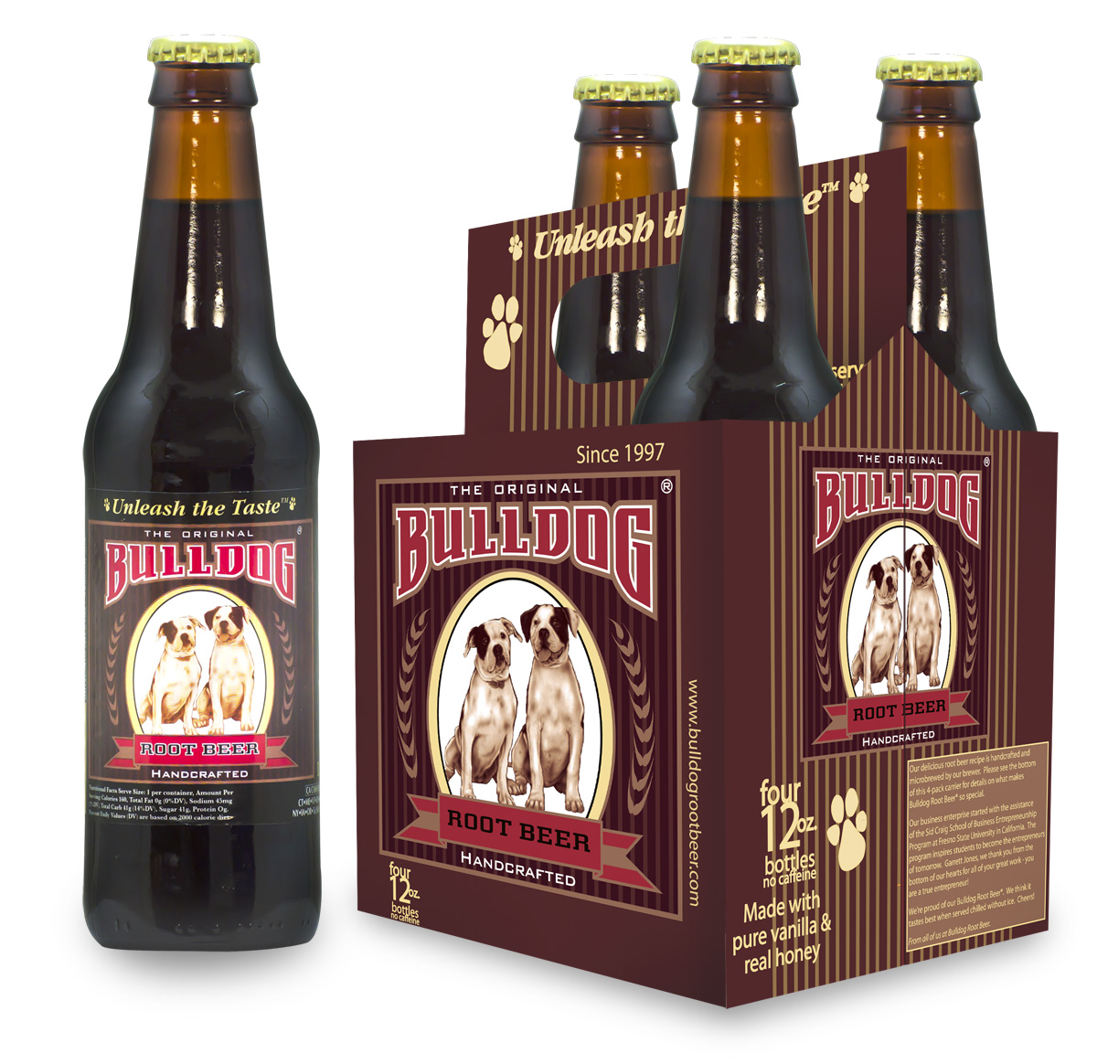 Bulldog Root Beer 4 pack product image