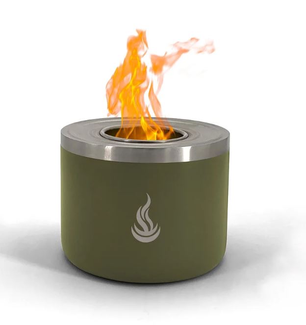 RETI Fire Tabletop Fireplace - Olive Green product image