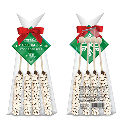 0.3 0Z Milk Chocolate Marshmallow Stirrer product image