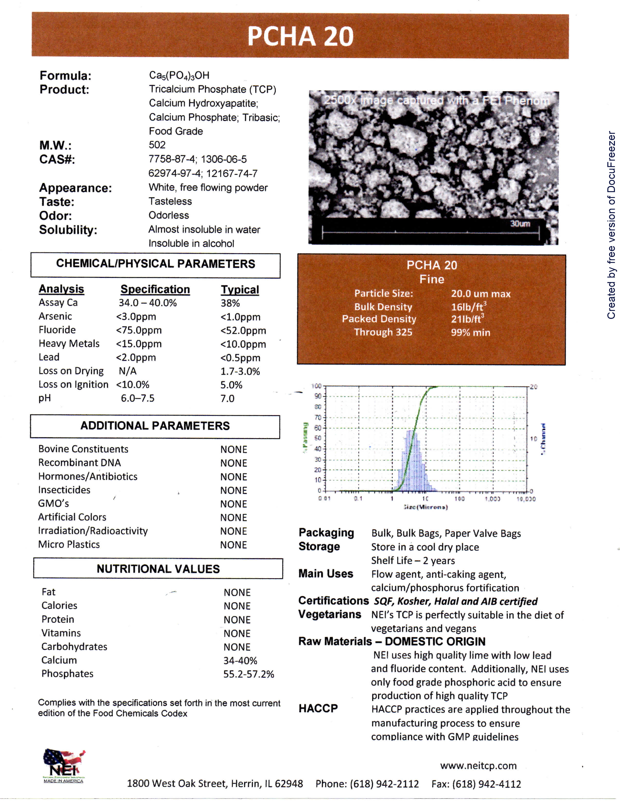 TCP PCHA20 25lbs product image