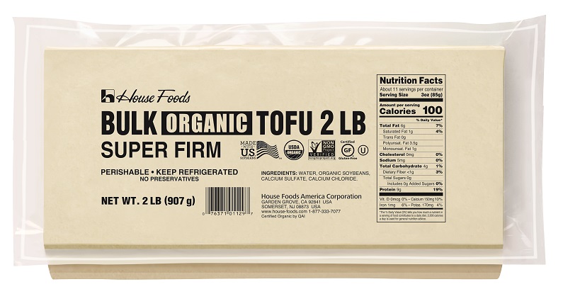 Bulk Organic Tofu Super Firm 8/2LB product image