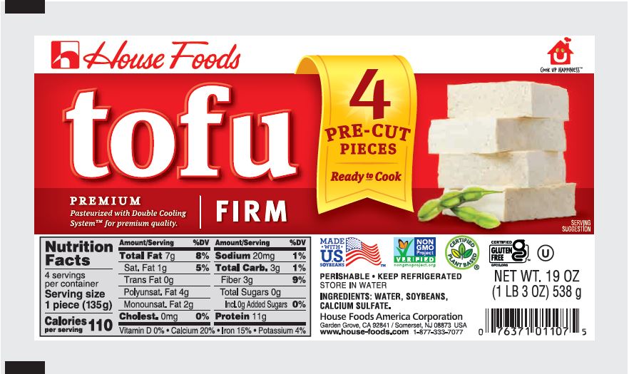 Premium Tofu Firm 4 pieces 12/19oz product image