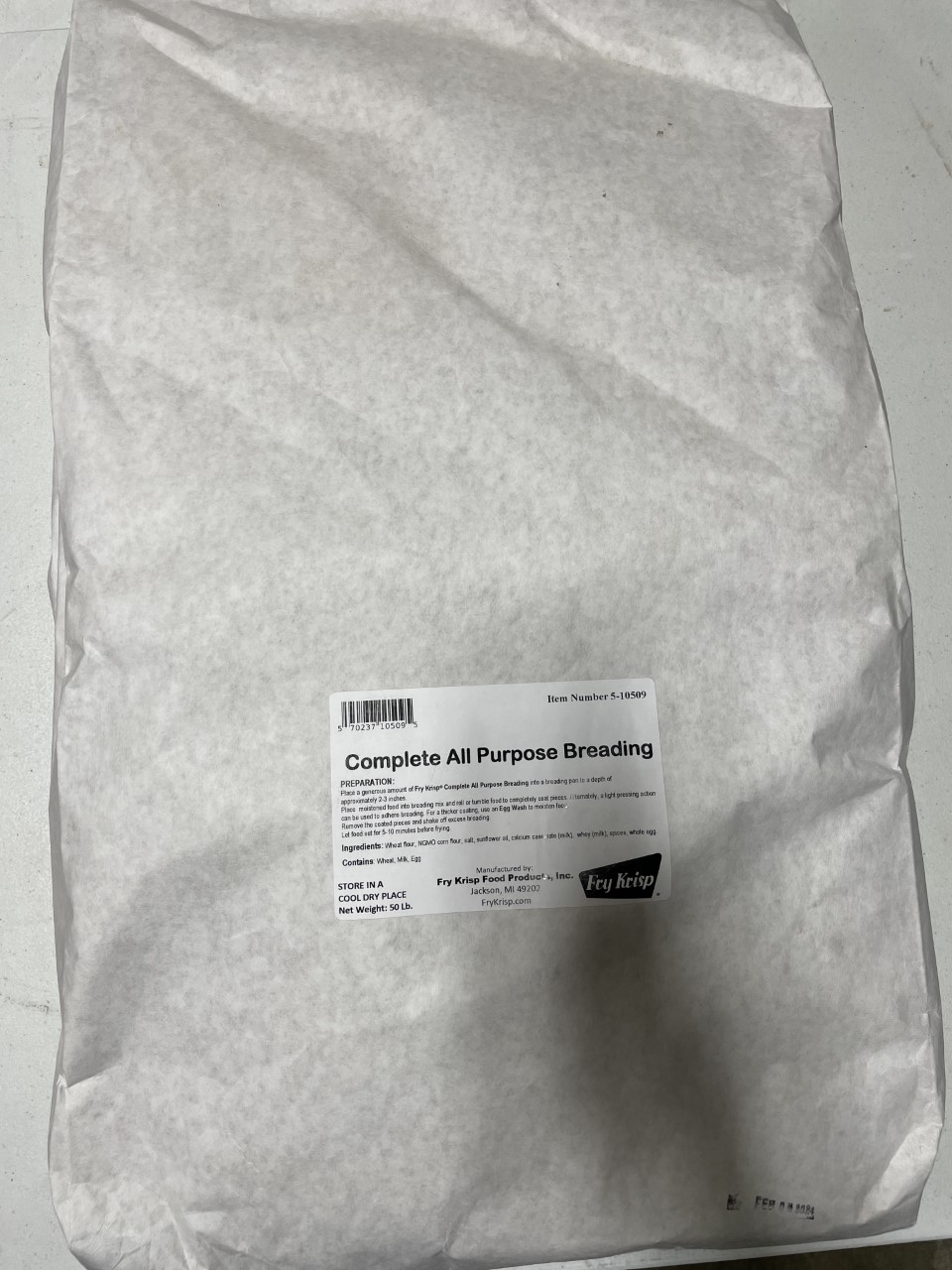 50# Bag-Complete All-Purpose Breading product image