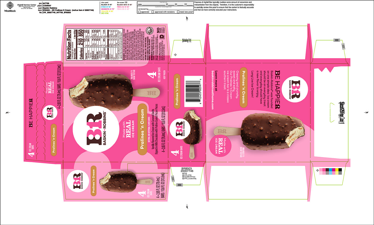 BR Pralines N Cream Novelty Carton product image