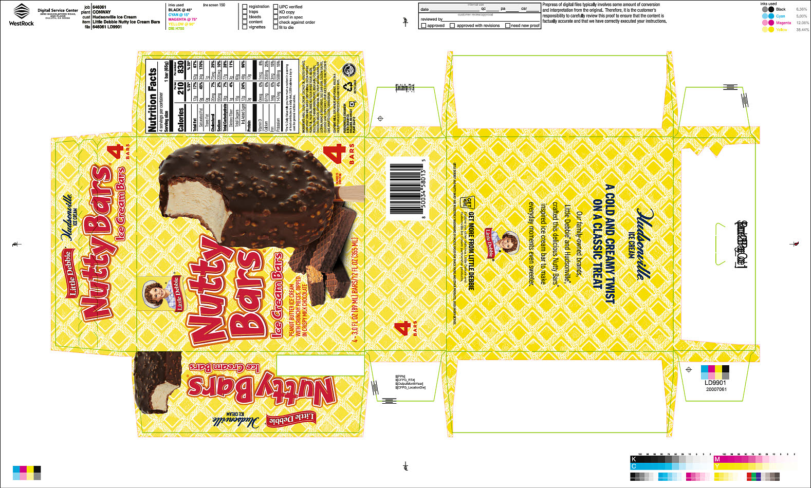 LD Nutty Bar Box product image