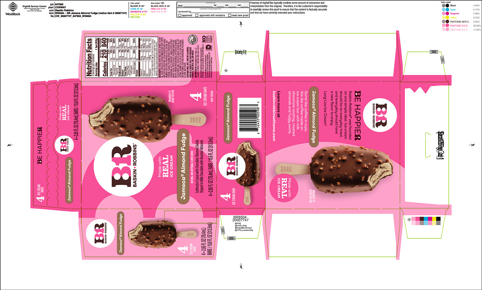 BR Jamoca Almond Fudge Novelty Carton product image