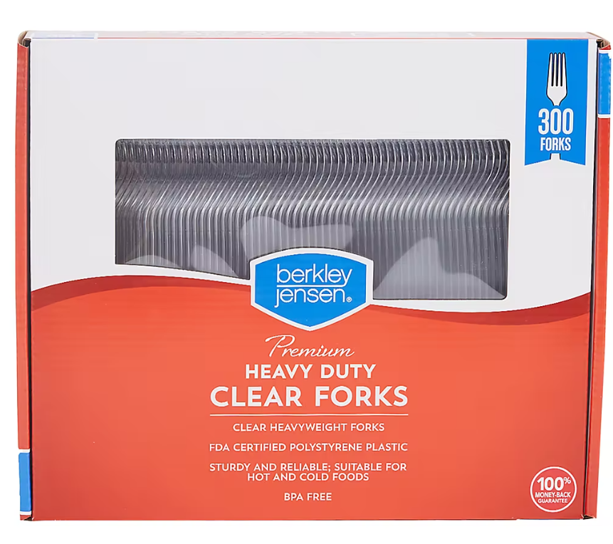 Berkley Jensen Clear Forks, 300 CT product image