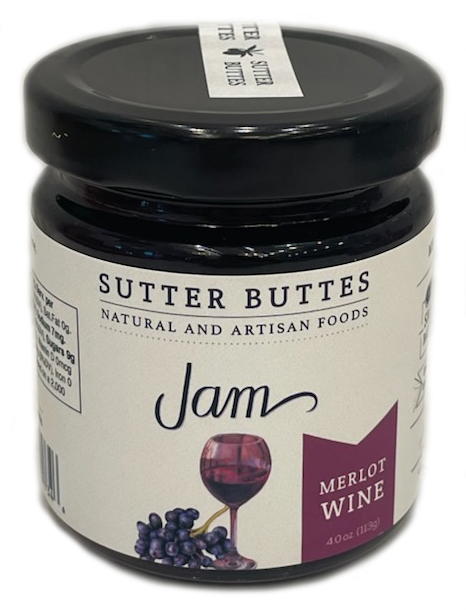 Merlot Wine Jam 4oz product image