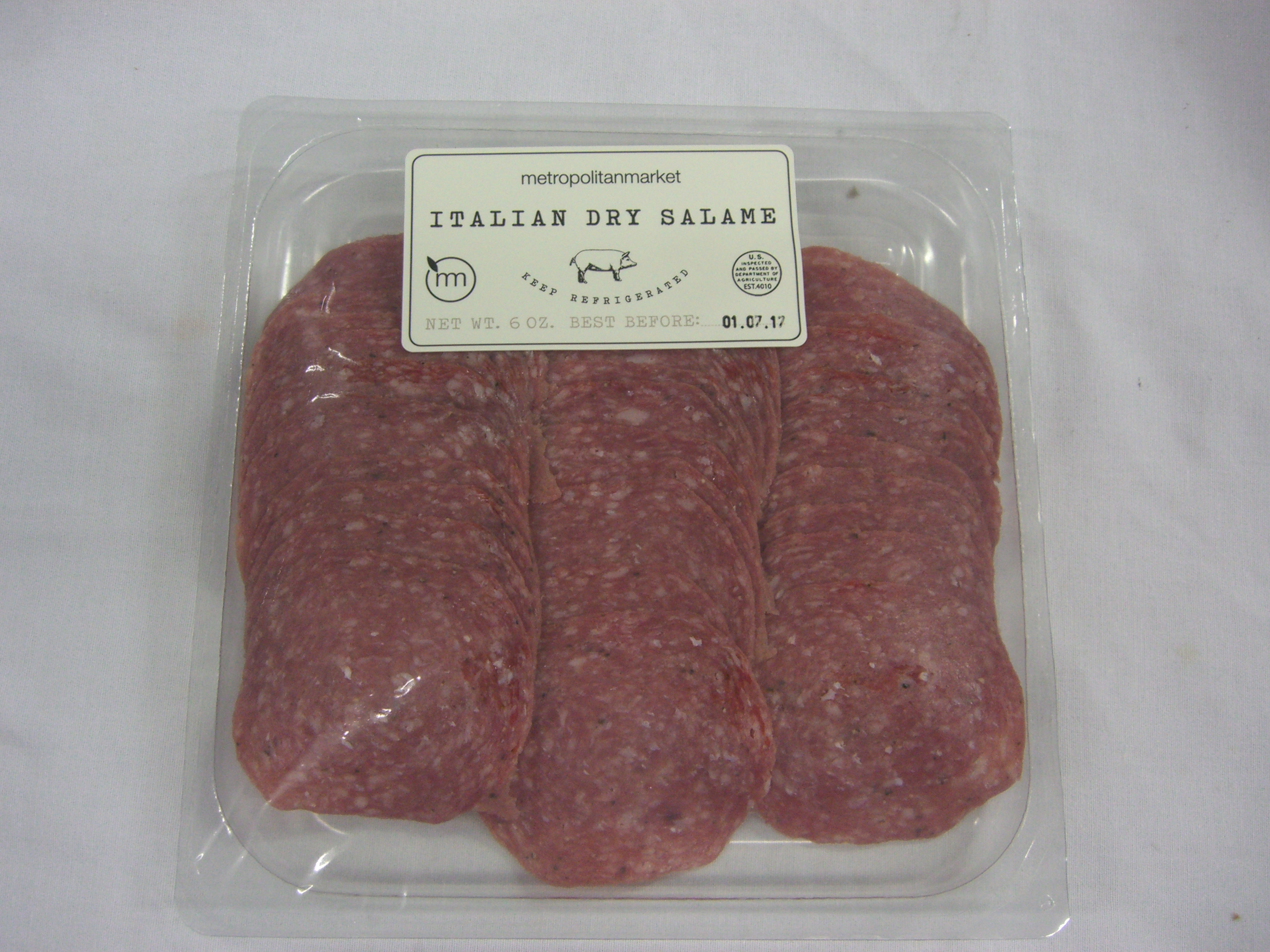 Metro Mkt Sliced Italian Dry Salami product image