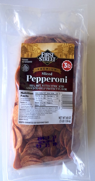 First Street Sliced Pepperoni - 4/3# (SF# 48084) product image