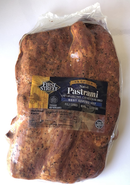 First Street Navel Beef Pastrami - 2/4-5# RW (SF# 65947) product image