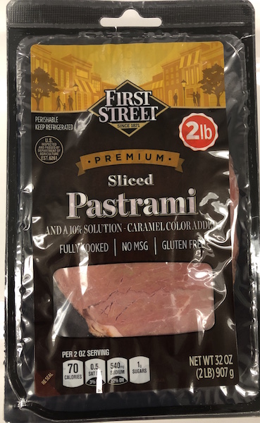 First Street Sliced Beef Pastrami - 6/2# (SWS# 24424; SVH# 4492635) product image